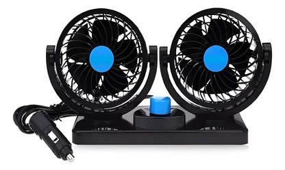 Ventilador Portátil Doble para Carro