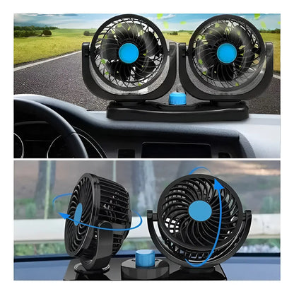 Ventilador Portátil Doble para Carro